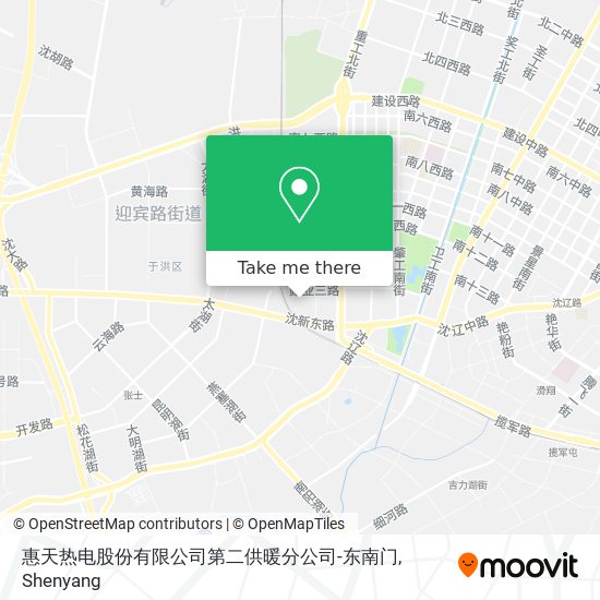 惠天热电股份有限公司第二供暖分公司-东南门 map