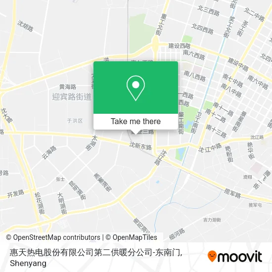 惠天热电股份有限公司第二供暖分公司-东南门 map