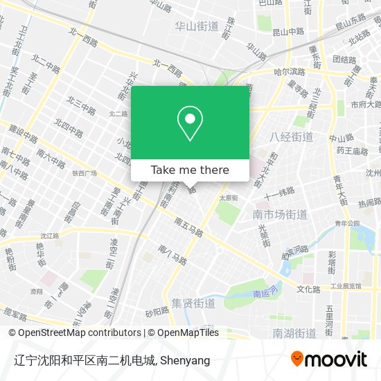 辽宁沈阳和平区南二机电城 map