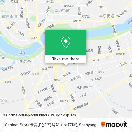 Cabinet Store卡宾多(浑南居然国际馆店) map