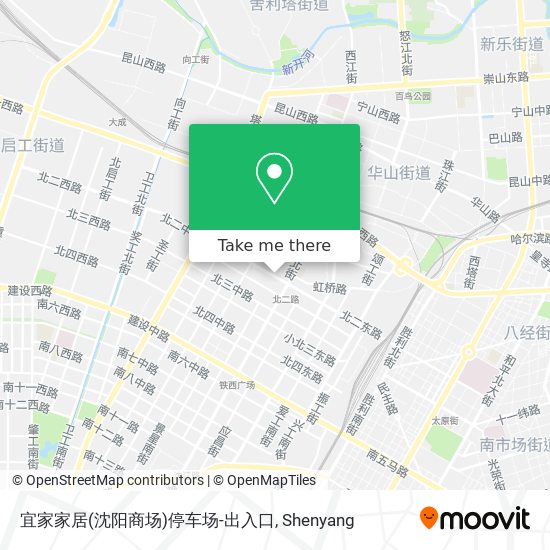 宜家家居(沈阳商场)停车场-出入口 map