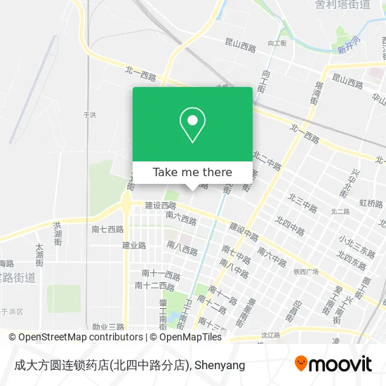 成大方圆连锁药店(北四中路分店) map