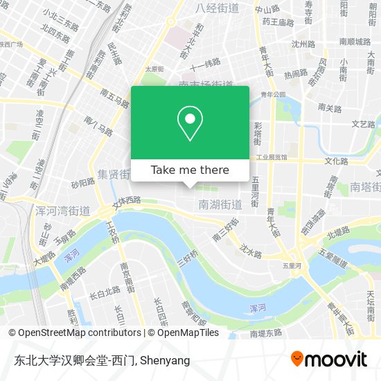 东北大学汉卿会堂-西门 map
