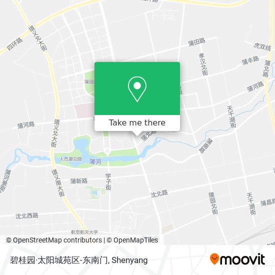 碧桂园·太阳城苑区-东南门 map