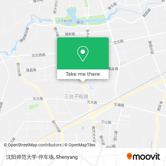 沈阳师范大学-停车场 map