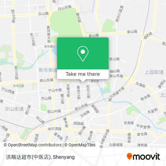 洪顺达超市(中医店) map