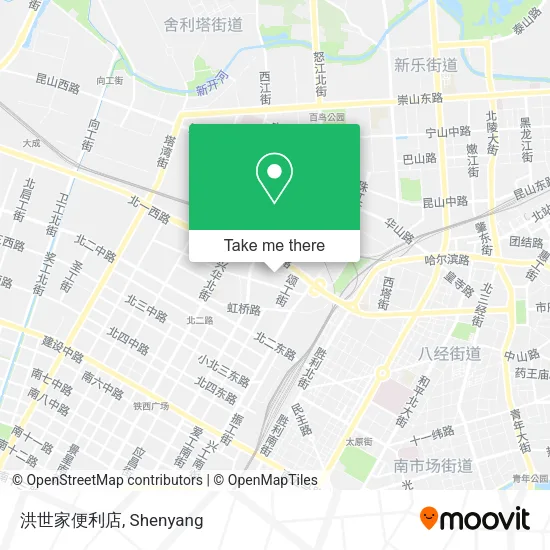 洪世家便利店 map