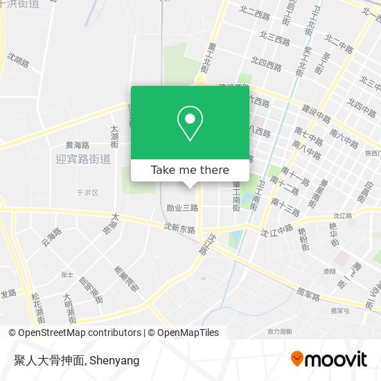 聚人大骨抻面 map