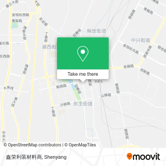 鑫荣利装材料商 map