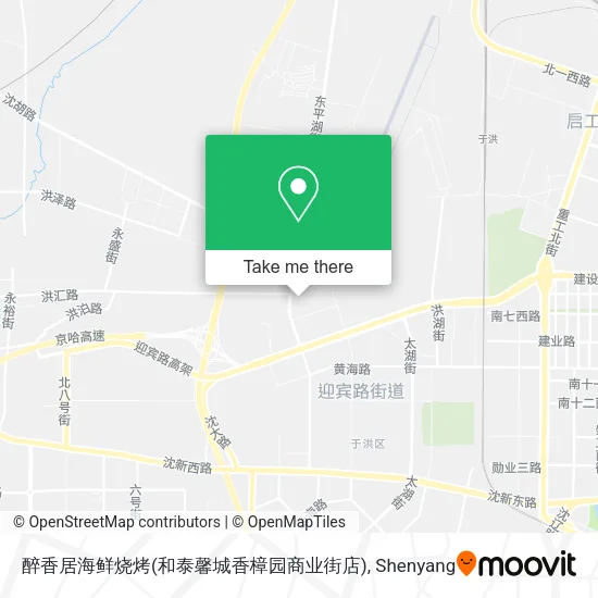 醉香居海鲜烧烤(和泰馨城香樟园商业街店) map