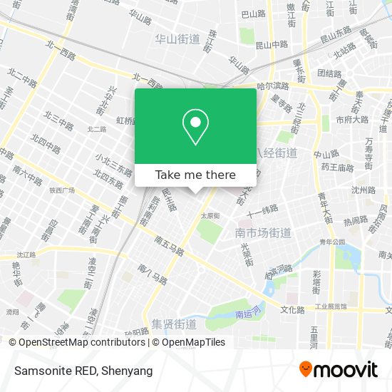 Samsonite RED map