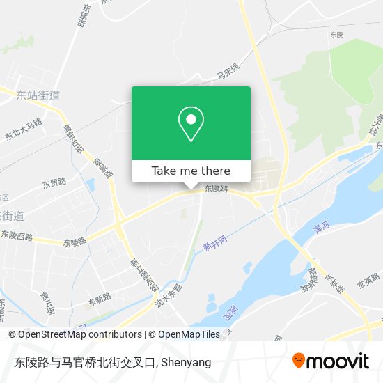 东陵路与马官桥北街交叉口 map