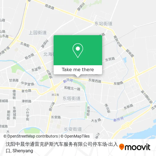 沈阳中晨华通雷克萨斯汽车服务有限公司停车场-出入口 map