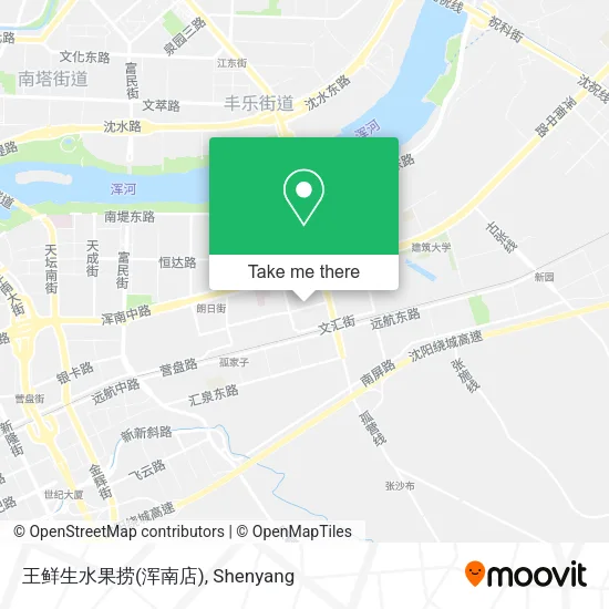 王鲜生水果捞(浑南店) map