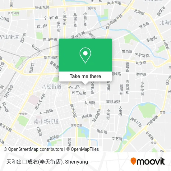 天和出口成衣(奉天街店) map