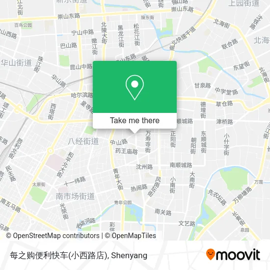 每之购便利快车(小西路店) map