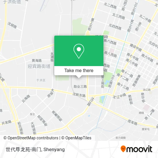 世代尊龙苑-南门 map