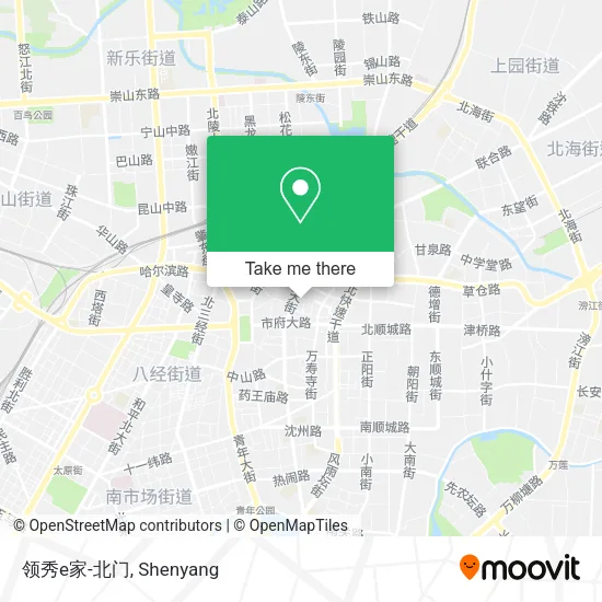 领秀e家-北门 map