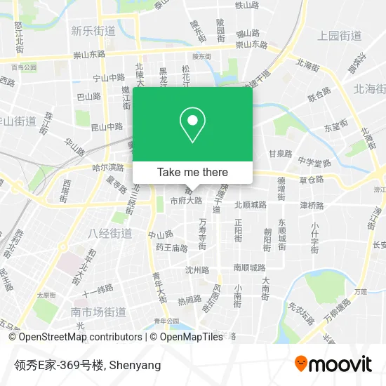 领秀E家-369号楼 map