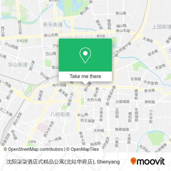 沈阳柒柒酒店式精品公寓(北站华府店) map
