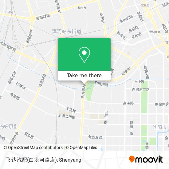 飞达汽配(白塔河路店) map