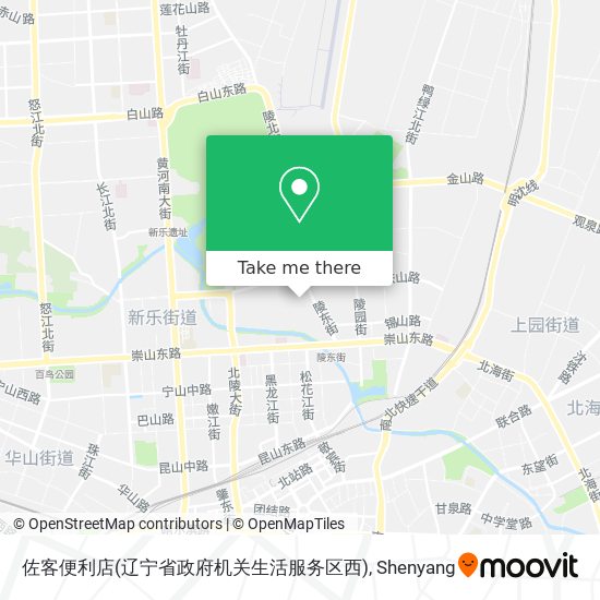 佐客便利店(辽宁省政府机关生活服务区西) map