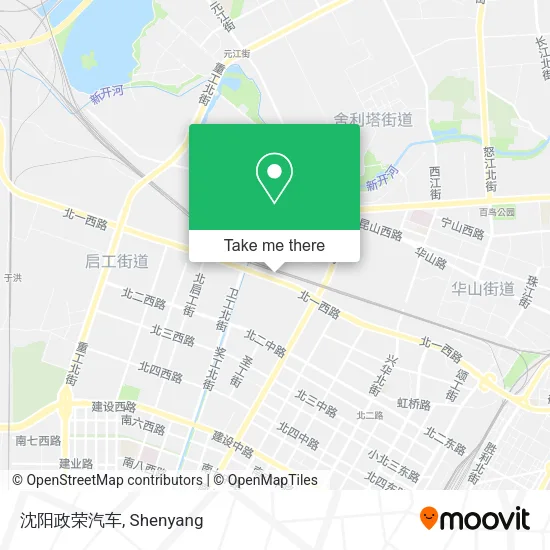沈阳政荣汽车 map