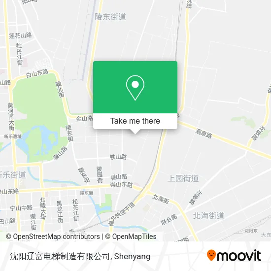 沈阳辽富电梯制造有限公司 map