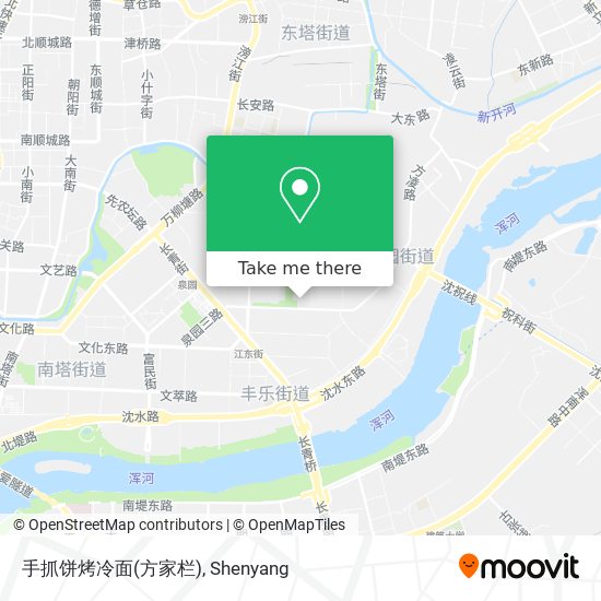 手抓饼烤冷面(方家栏) map