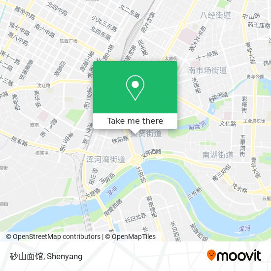 砂山面馆 map