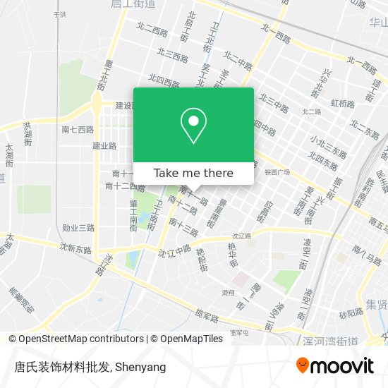 唐氏装饰材料批发 map