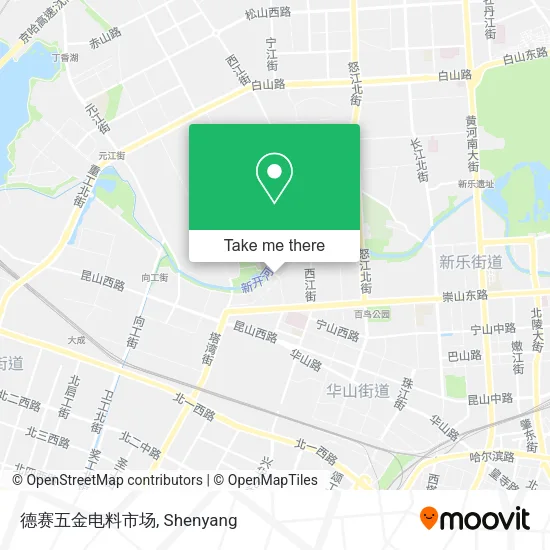 德赛五金电料市场 map
