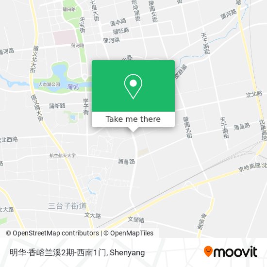 明华·香峪兰溪2期-西南1门 map