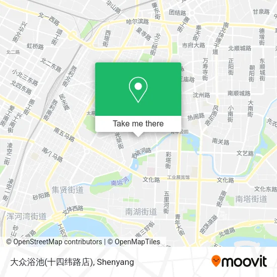 大众浴池(十四纬路店) map