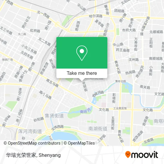 华瑞光荣世家 map