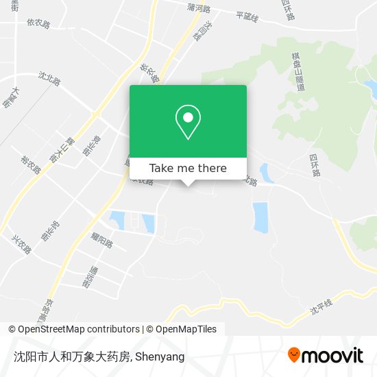 沈阳市人和万象大药房 map
