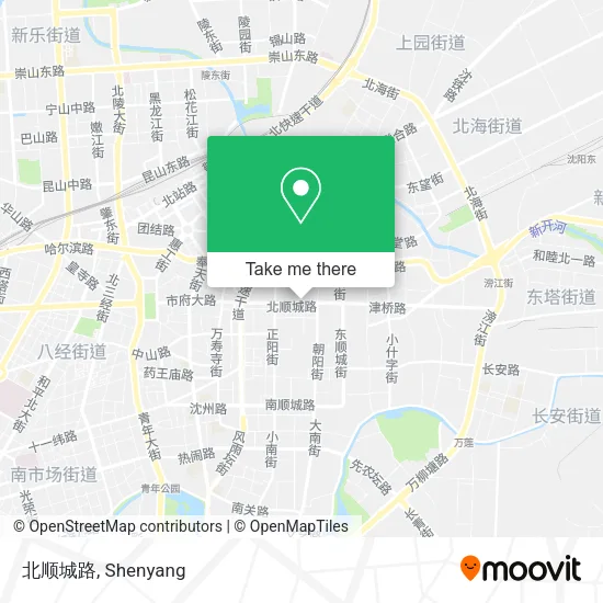 北顺城路 map