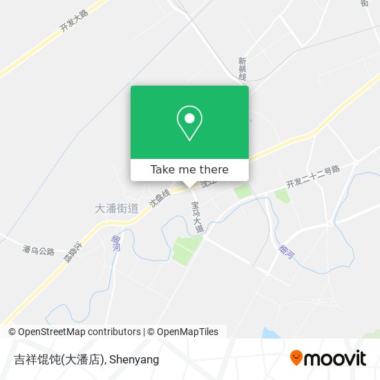 吉祥馄饨(大潘店) map