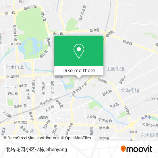 北塔花园小区-7栋 map