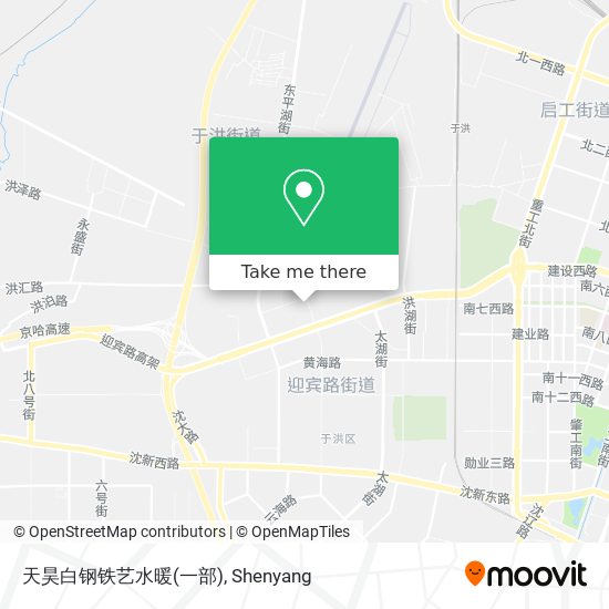 天昊白钢铁艺水暖(一部) map