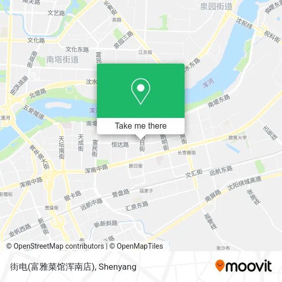 街电(富雅菜馆浑南店) map