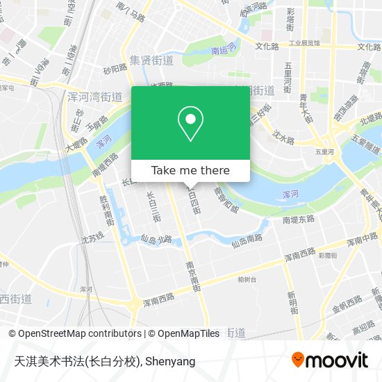 天淇美术书法(长白分校) map
