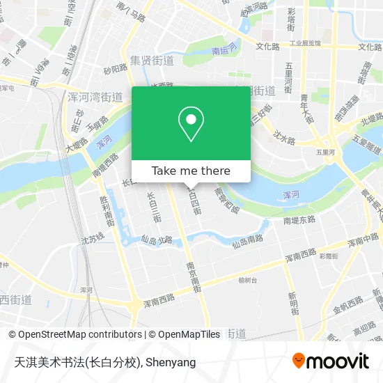 天淇美术书法(长白分校) map