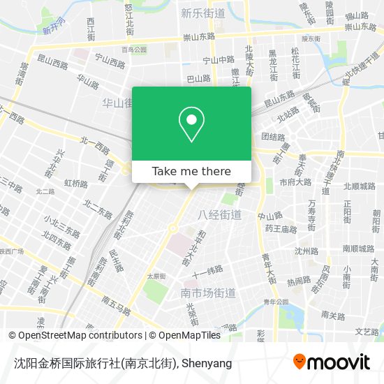 沈阳金桥国际旅行社(南京北街) map