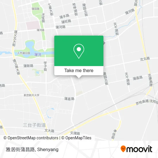 雅居街蒲昌路 map