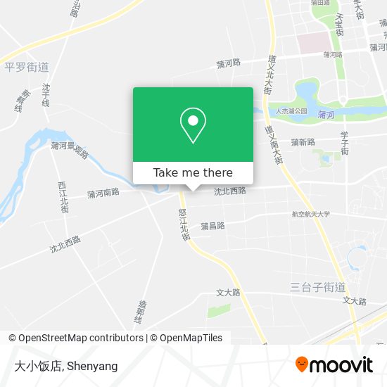 大小饭店 map