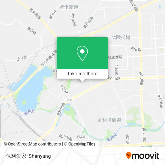 保利爱家 map