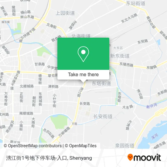 滂江街1号地下停车场-入口 map