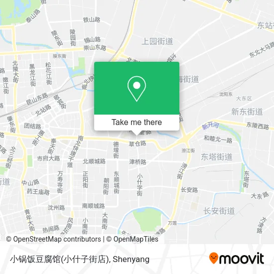 小锅饭豆腐馆(小什子街店) map