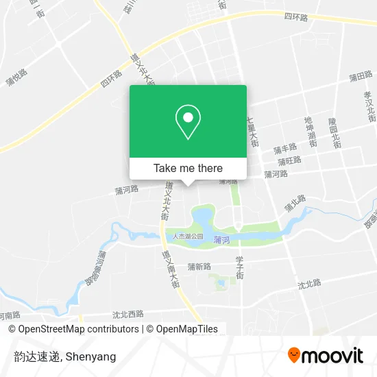 韵达速递 map